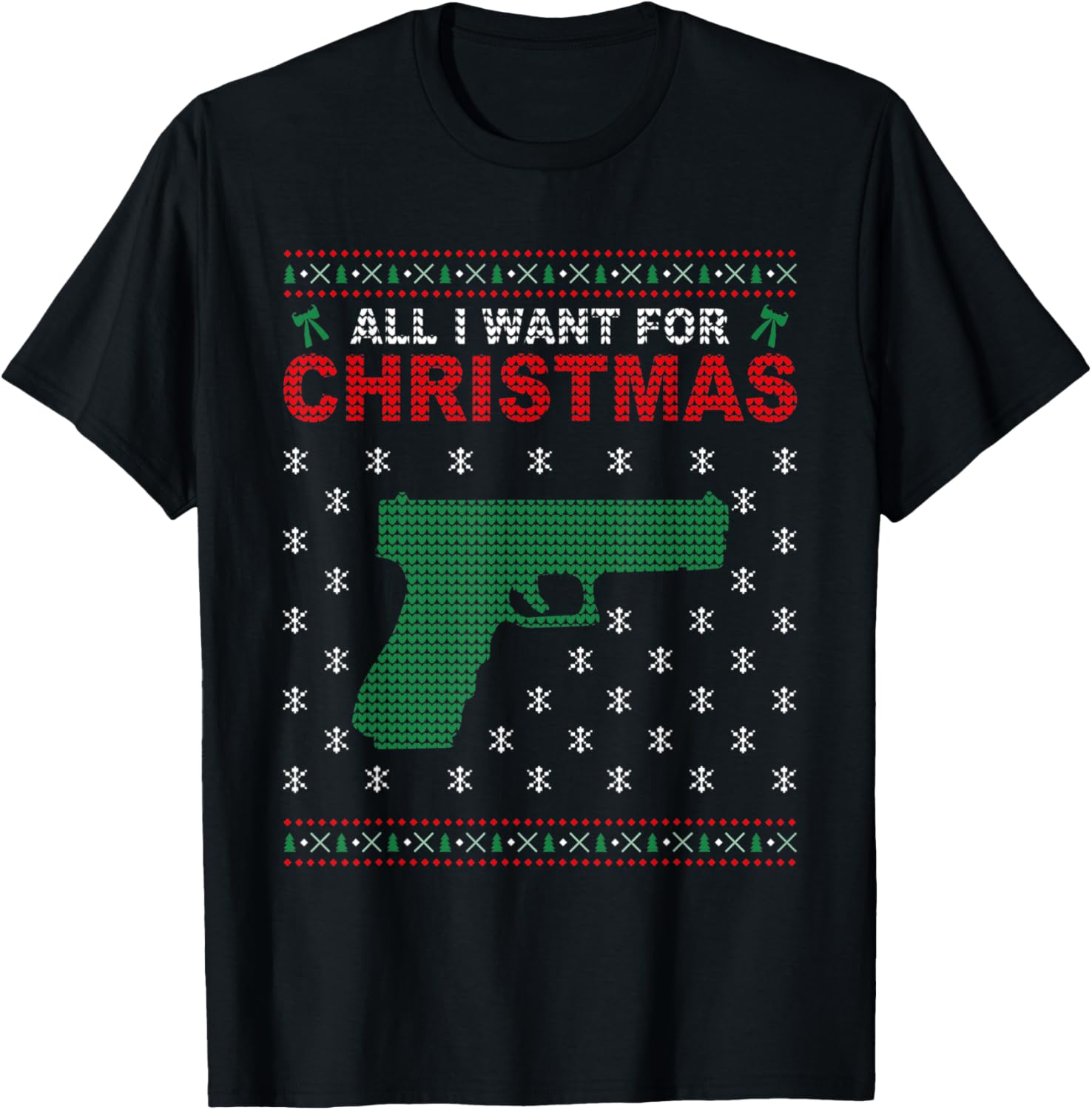 Ugly Christmas Sweater Gun Owner