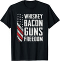 Whiskey Bacon Guns Freedom Bbq Grill Drinking Funny Gun