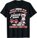 Puppy Lover Pet Great Place Dog Enthusiast Chinese Crested T-Shirt for Men Women Kids
