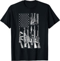 American Flag Gun Enthusiast Gun Shirts Men