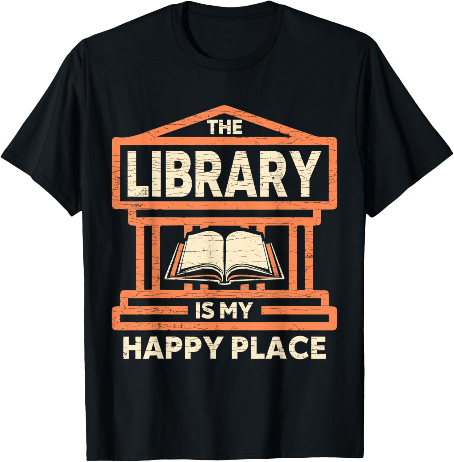 The Library Is My Happy Place Book Hoarder
