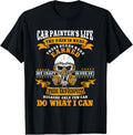 Mens Great Car Painter Saying Gift Paint Gun
