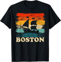 Massachusetts Boston Sailing Vintage Sailboat Boating Sailor