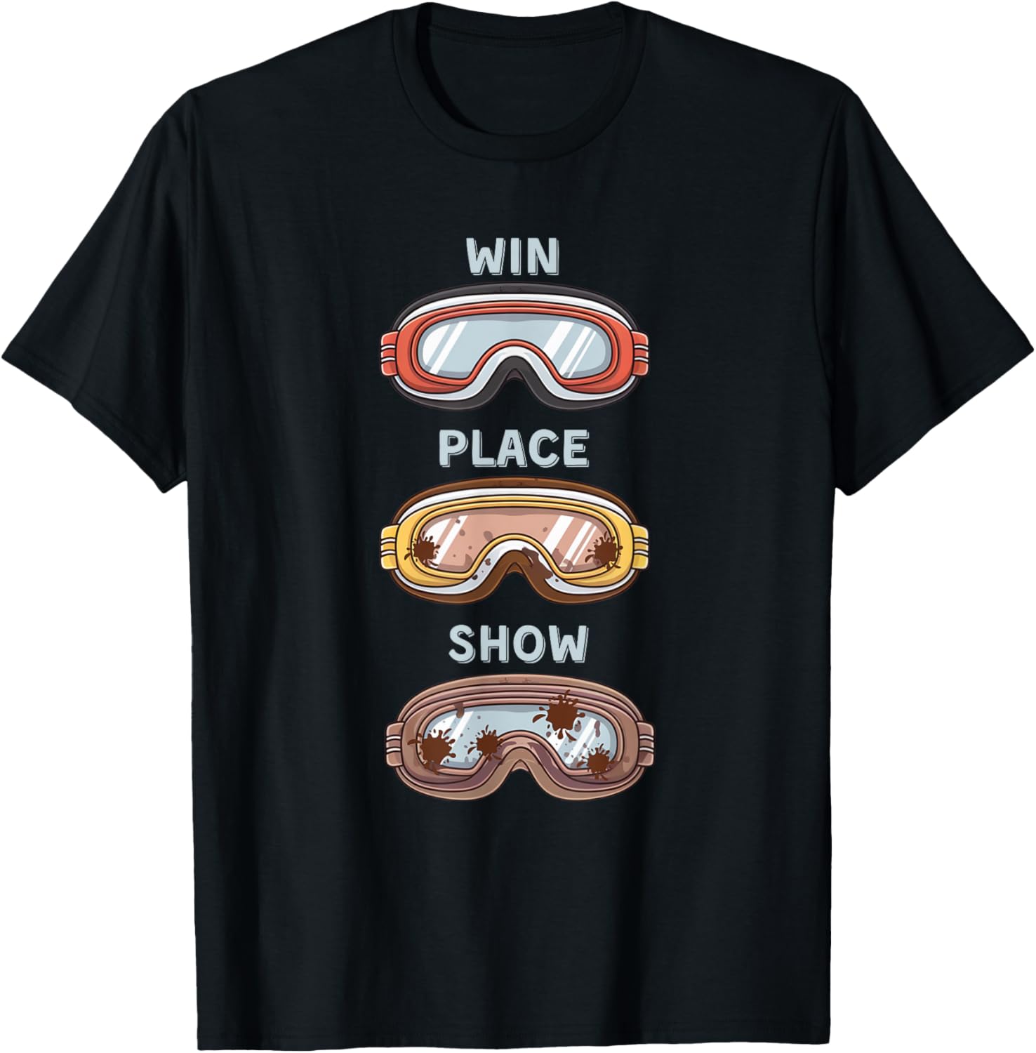 Horse Racing Goggles Win Place Show Funny Horse Racing