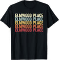Elmwood Place Ohio Elmwood Place OH Retro Vintage Text