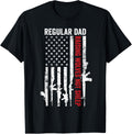 Regular Dad Raising Wolves Not Sheep Usa Pro Gun Flag Guns