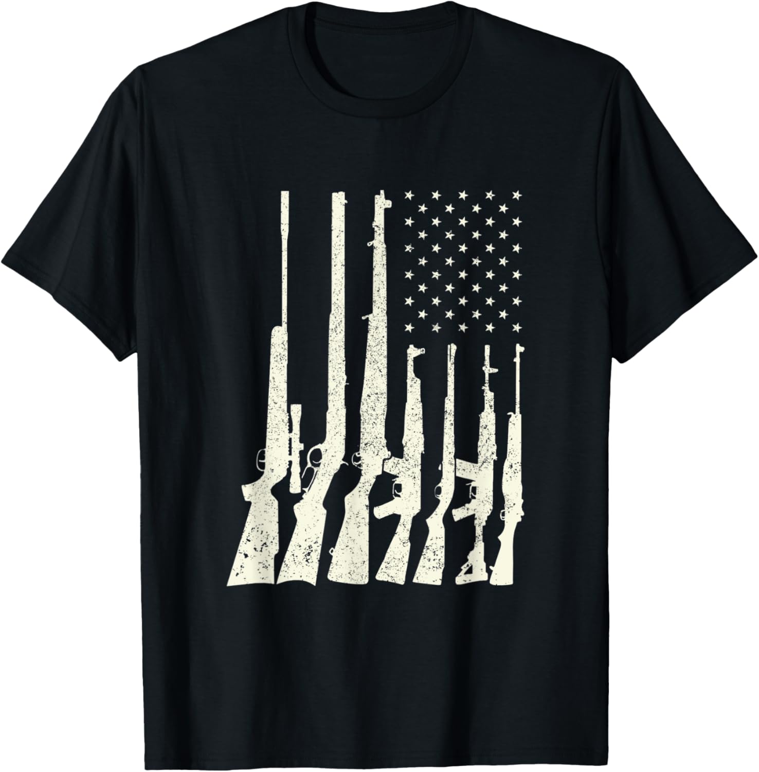 Distressed Flag Gun I Rifle Guns Distressed Used Look