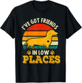 I've Got Friends In Low Places Funny Vintage Dachshund Dog