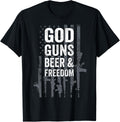 God Guns Beer Freedom Pro God Pro Gun Usa Drinking