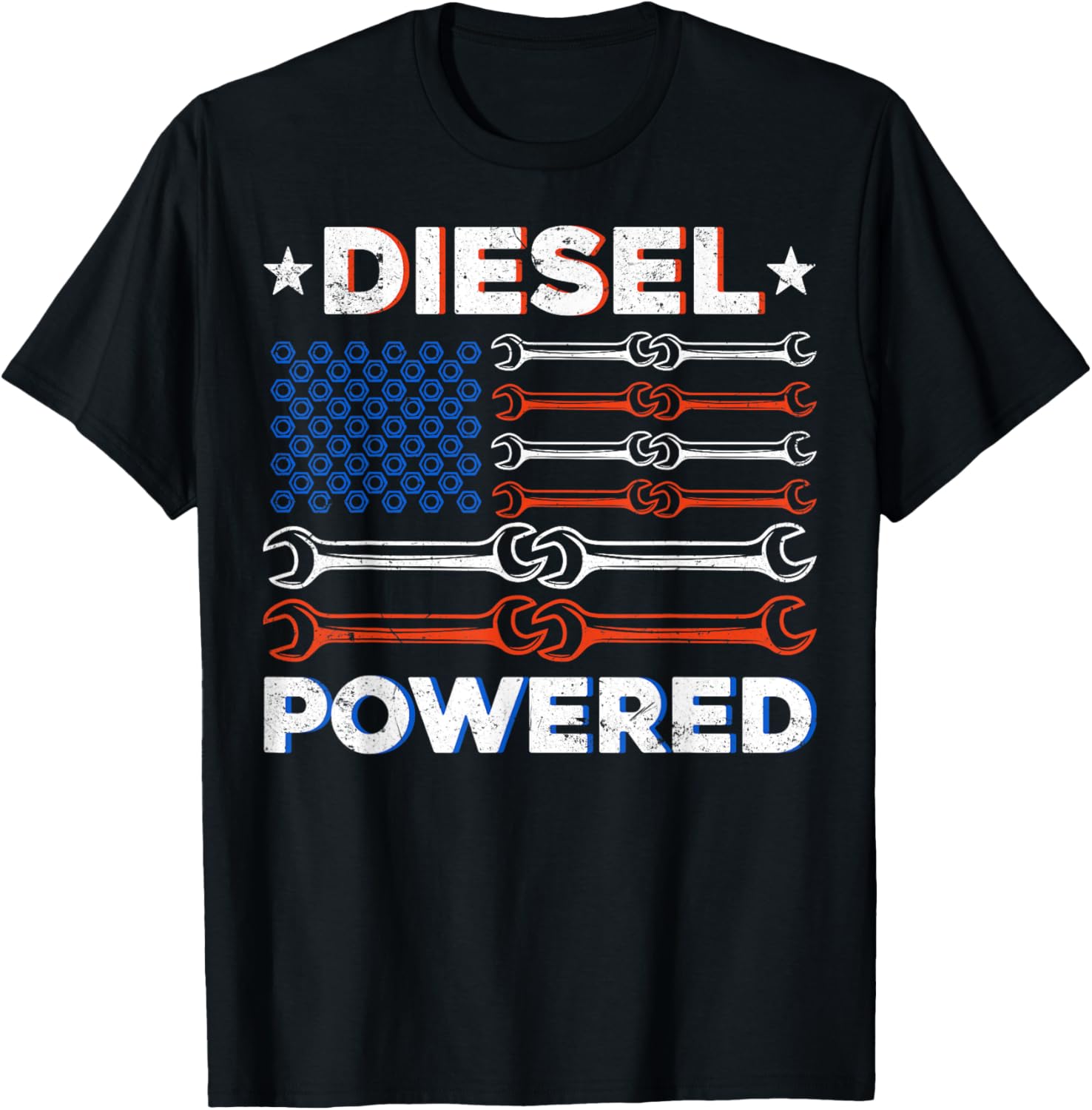 American Flag Wrench Diesel Powered