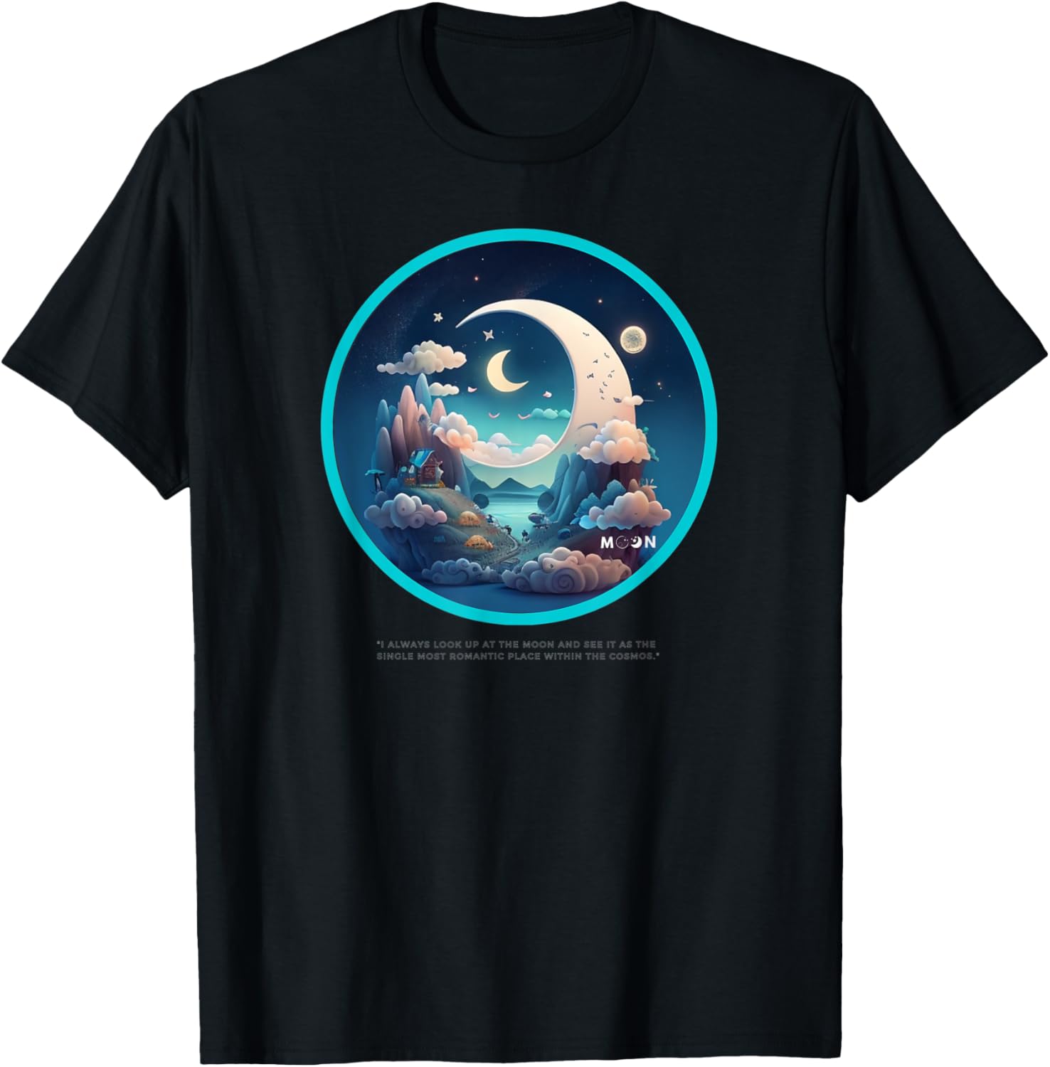 Cute Moon Romantic Place Within The Cosmos