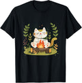 Funny Fireplace with Cat by Night Costume Men Women Kids
