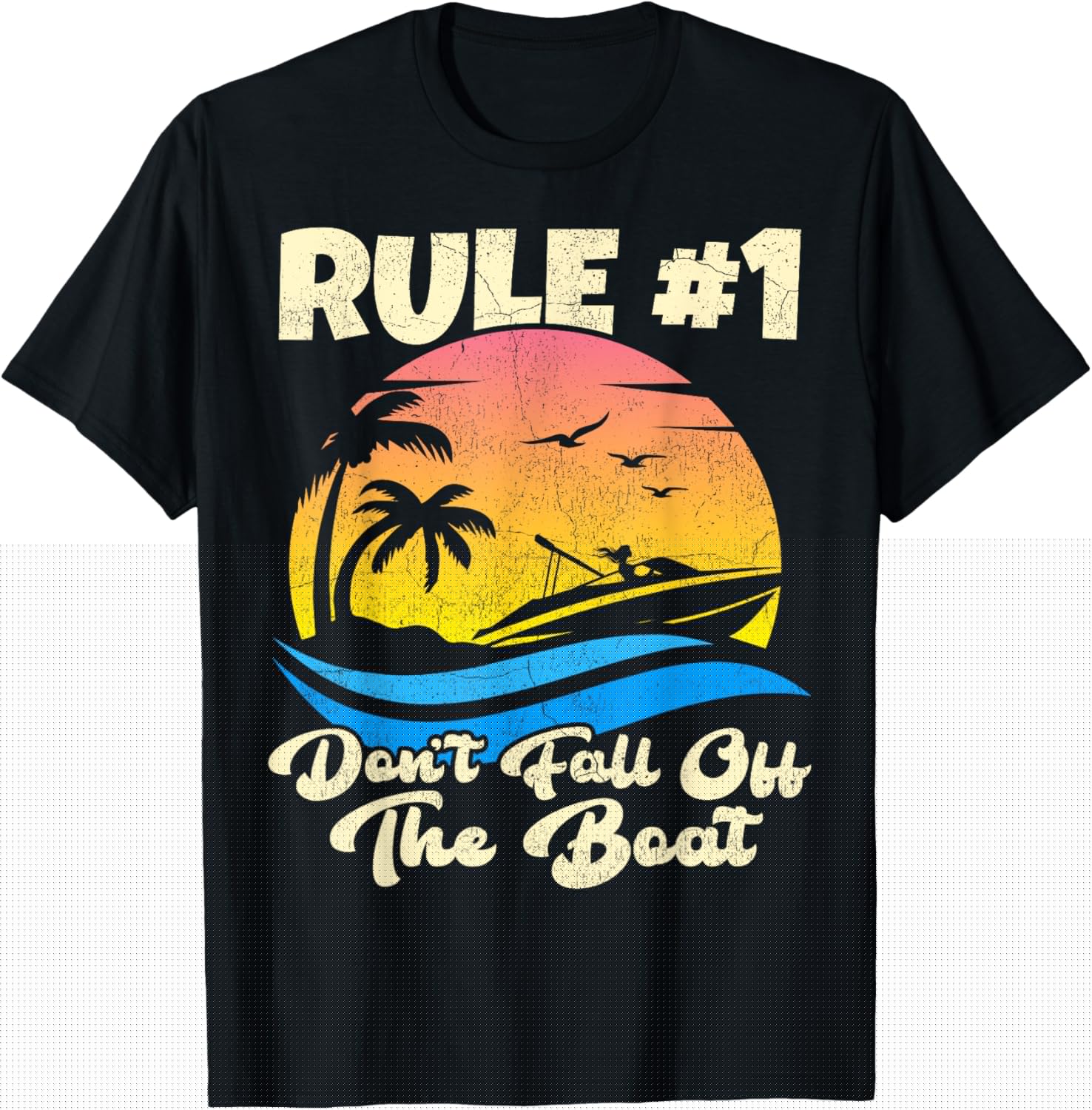 Retro Sunset Rule Number 1 Don Fall Off