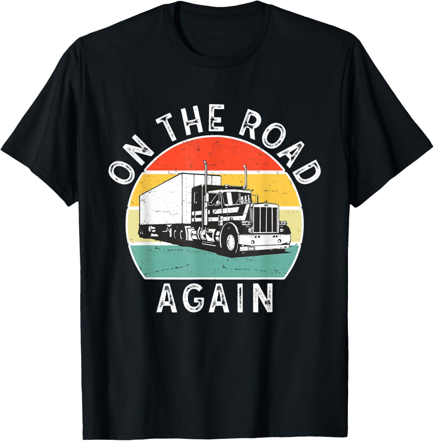 Trucker Truckin Big Rig Diesel Mechanic On Road