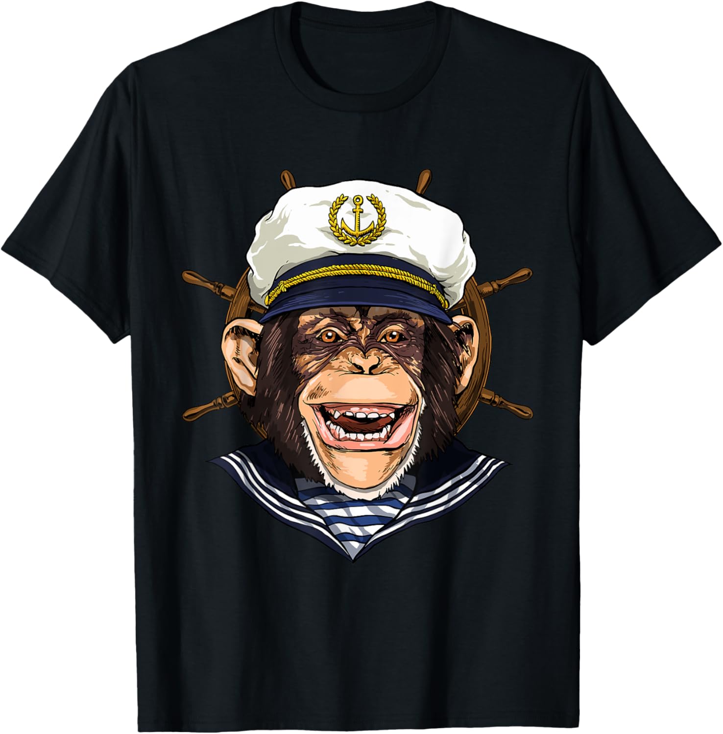 Boat Captain Monkey Boat Lover Owners Sailor Monkey