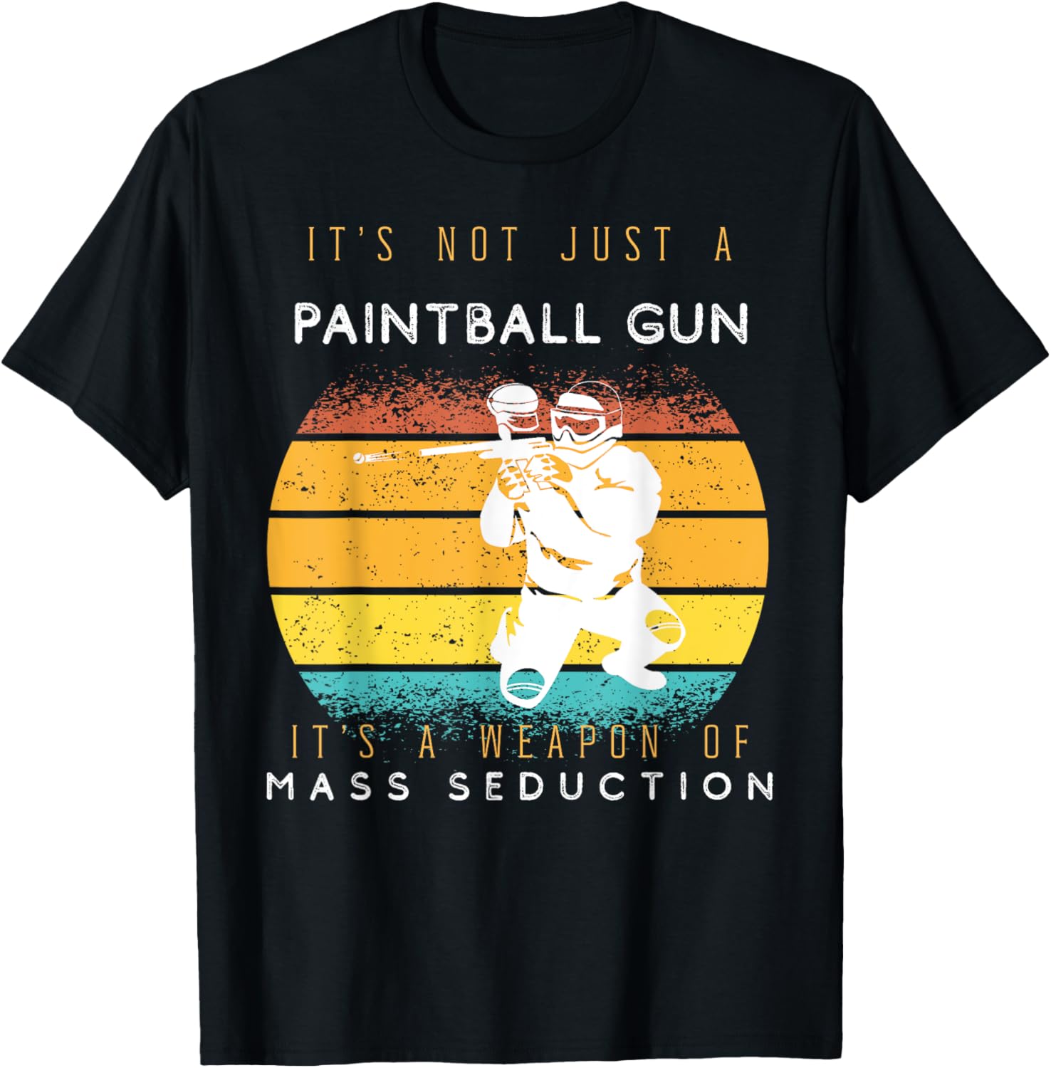 Adventurous Charm Unleashed Paintball Gun Seduction