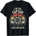 Retro I M Captain I Make Ship Happen