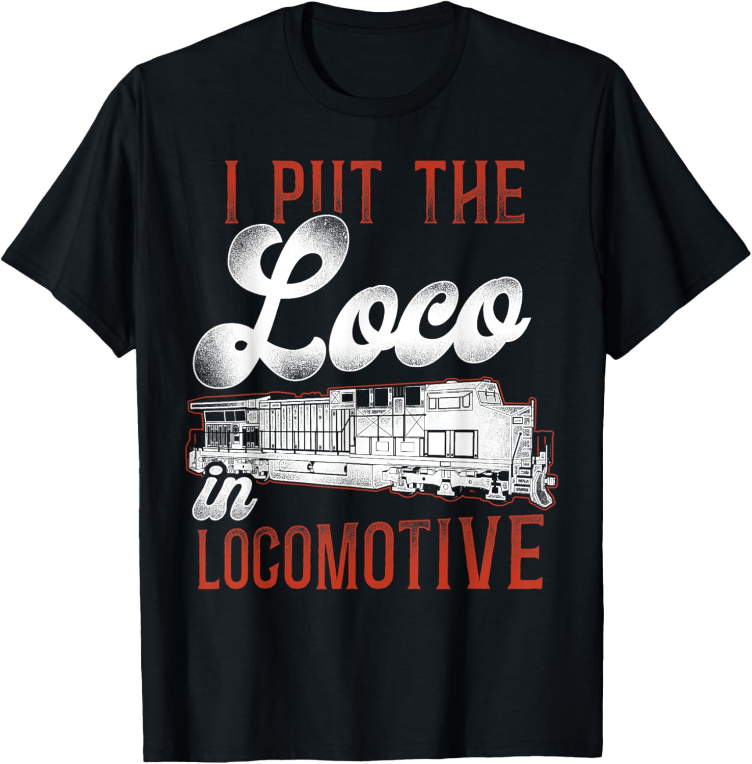 Freight Diesel Train Driver Trainspotting Locomotive Pun