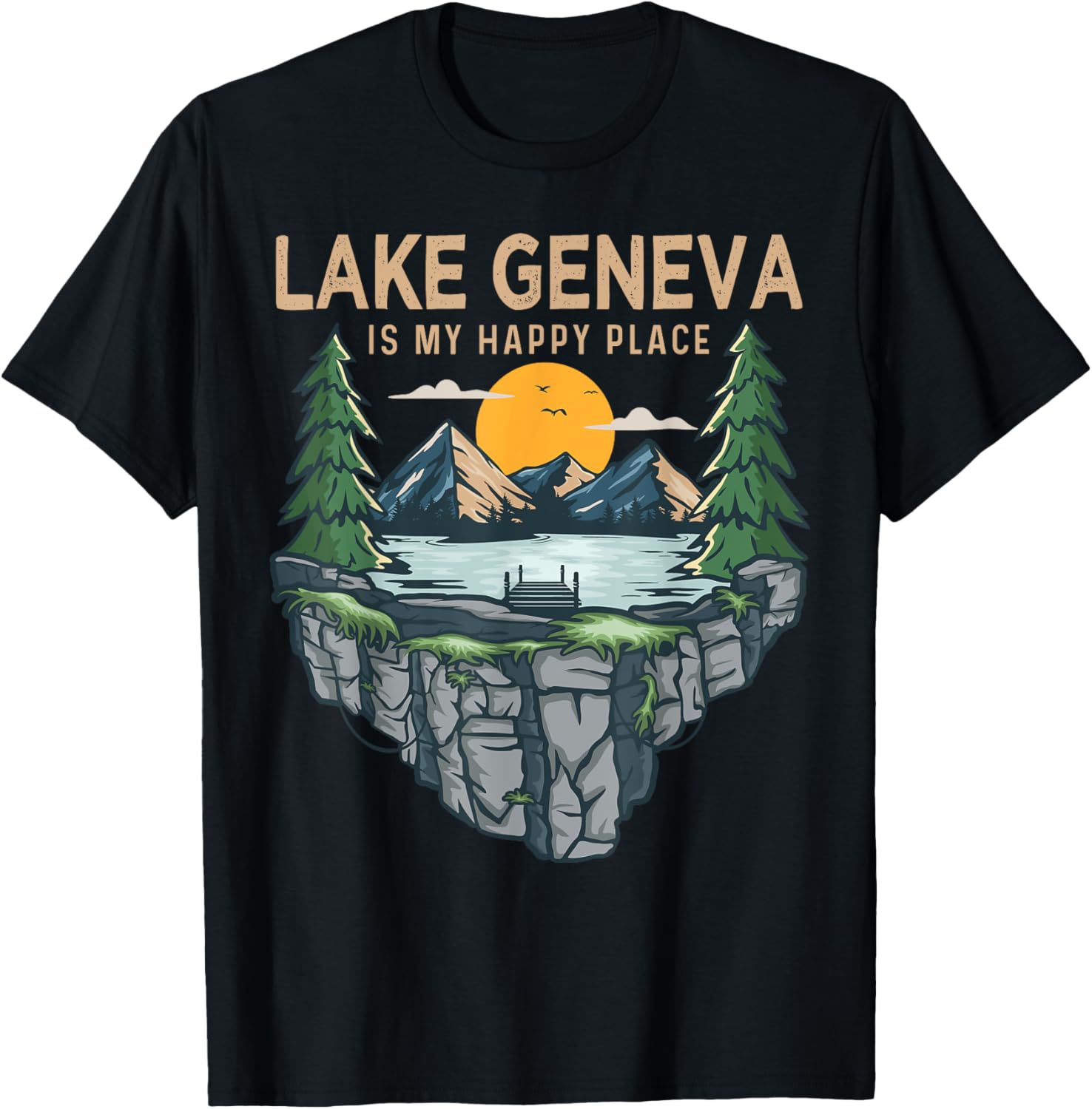 Fishing Boating Camping - My Happy Place Lake Geneva
