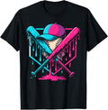 Baseball Ice Cream Drip Youth Home Plate Baseball Boys