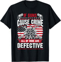 Guns Dont Cause Crime 2Nd Amendment Gun Rights T Shirt