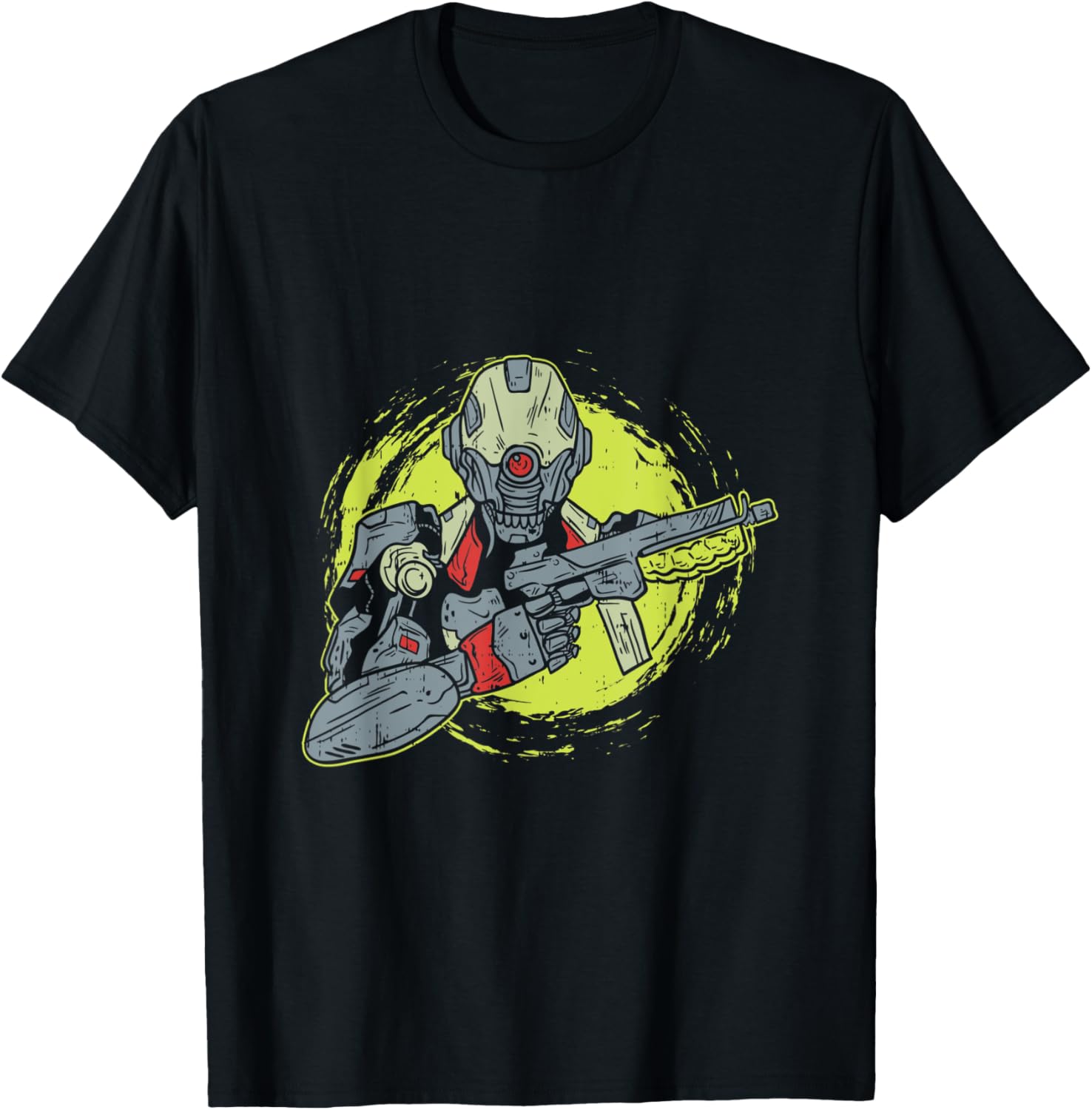 Space Force Combat Astronaut Gun Funny Robot