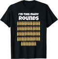 Im This Many Rounds Funny 70Th Birthday Gun Lover