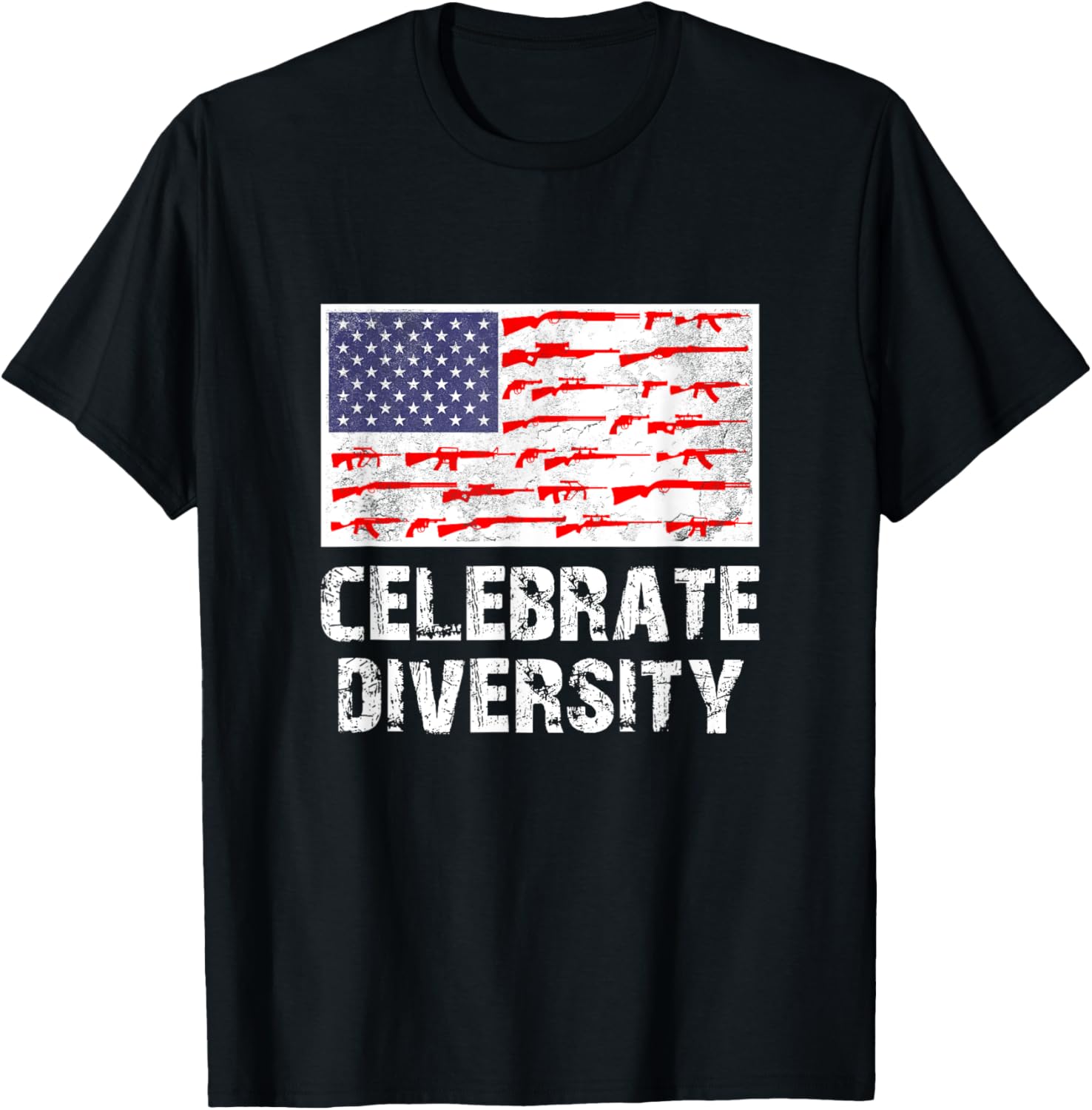 Celebrate Diversity Funny 2Nd Amendment T Shirt Gun Lover