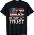 In Guns We Trust Usa Flag 2Nd Amendment Ar15 Funny Gun