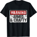 Warning Armed Crafty Crafting Meme Hot Glue Gun Scissors