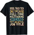 Wizard Job Title Quote Funny Diesel Truck Tech