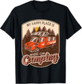 Camping kit for men happy place where i can camping