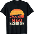 A Tribute To Firepower Retro M60 Machine Gun Sunset