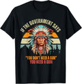 If Government Says You Dont Need Gun Retro Sunset
