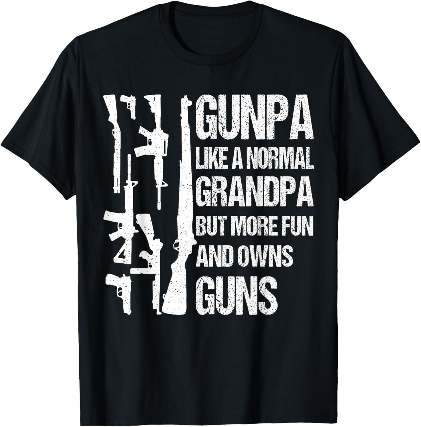 Retro Gunpa Like A Normal Grandpa But More Fun Owns Guns