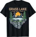 Fishing Boating Camping - My Happy Place Grass Lake