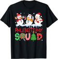 Snowman Phlebotomy Squad Phlebotomist Christmas Holiday
