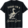Today Im A Serious Goose Lovers Funny Goose With Gun Meme