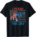 I Plead Second 2Nd Ar15 2Nd Amendment Us Flag Pro Gun