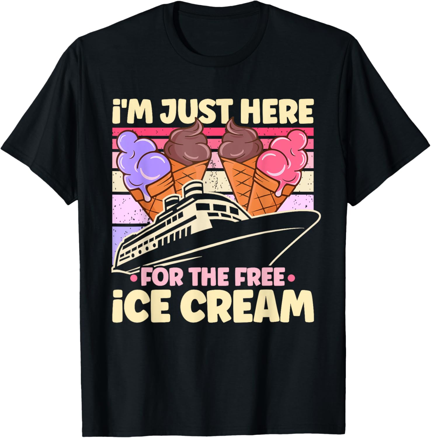 Funny Cruise Ship Free Ice Cream Cruising Boat