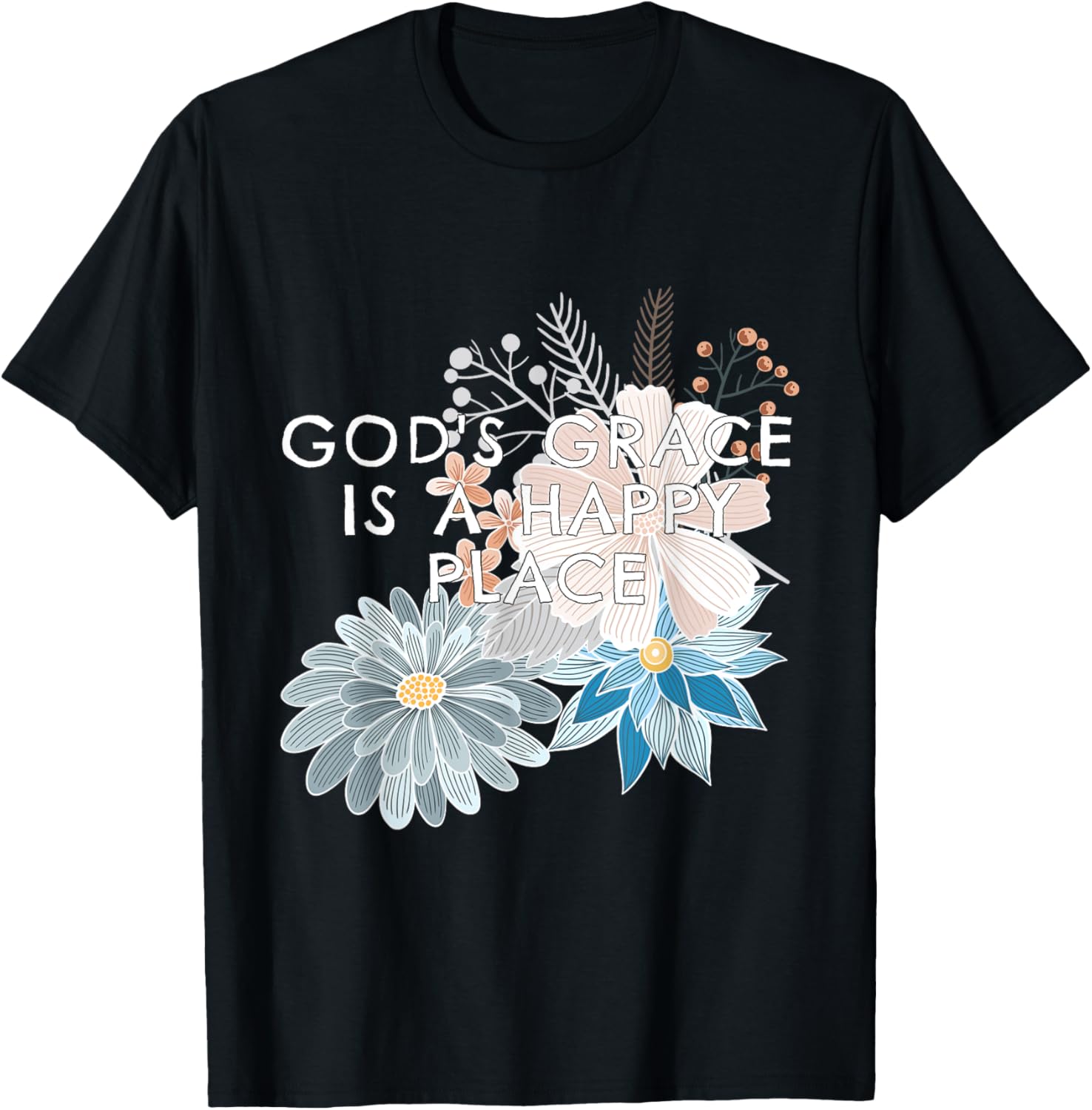 God's grace is a happy place