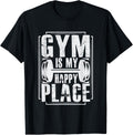 Gym Is My Happy Place - Throwback Design - Classic