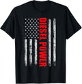 American Flag Power Rolling Coal Truck Brothers T
