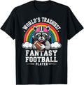 Fantasy Football Loser Trophy Last Place Funny Raccoon