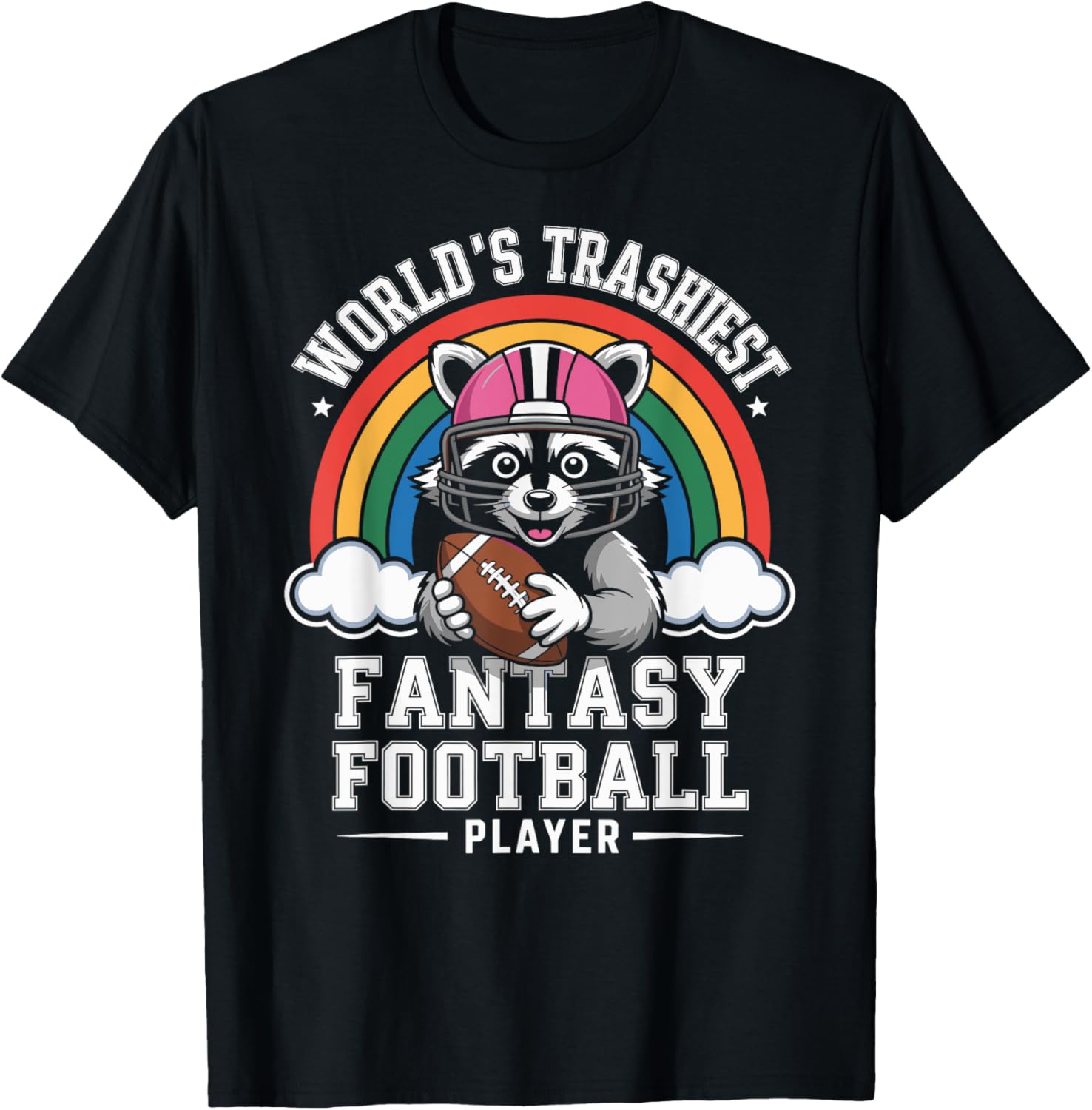 Fantasy Football Loser Trophy Last Place Funny Raccoon