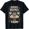 Dogs Books And Yarn Funny Knitting