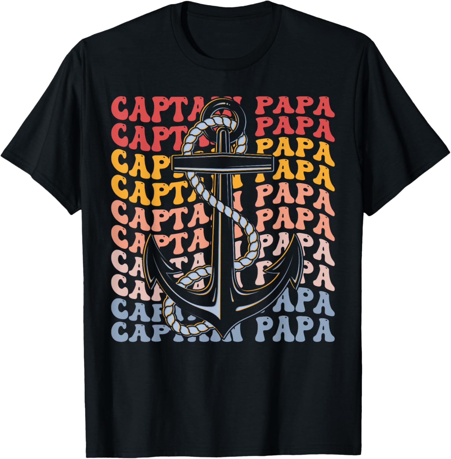 Captain Papa Groovy Boating Papa