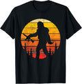 Patriotic American 2Nd Amendment Sasquatch Gun Retro Bigfoot