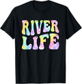 River Life Fun Fishing Boating River Bum Women