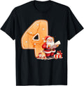4 Year Old Christmas Gingerbread 4th Birthday Kid Cute Funny